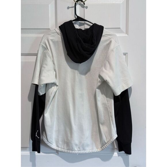 Nike Air Jordan Flight MVP Baseball "Sail" Stitched Hoodie Jersey Men's Small - Picture 14 of 14